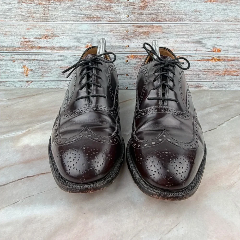 Johnston & Murphy Wingtips Mahogany Lace-up Oxford